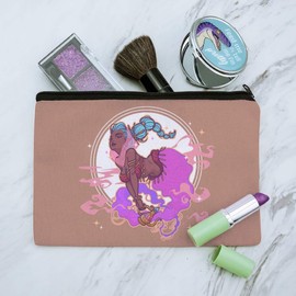 Jinn Djinn Genie Woman With Lamp Makeup Cosmetic Bag Organizer Pouch