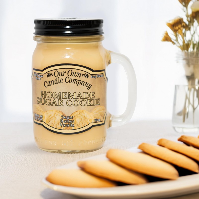 Our Own Candle Company Homemade Sugar Cookie Scented Mason Jar