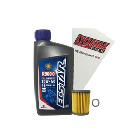 Cyclemax Full Synthetic Oil Change Kit compatible with 2001-2019 Suzuki DR-200