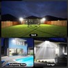 300W LED Flood Light, 36000LM Floodlight with Plug,IP66 Waterproof Outdoor