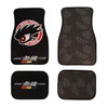 4PCS Universal JDM Mugen Power Racing Fabric Floor Mats Interior