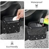 Accmor Bling Car Trash Can with Lid, Mini Auto Garbage