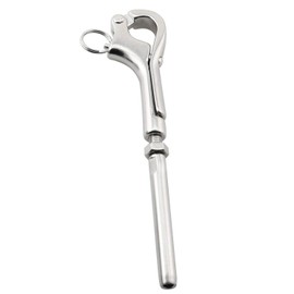 heyous 316 Stainless Steel Quick Release Pelican Hook Shackle Sailing Boat Yacht (1 x Pelican Hook, 1x Swage Stud)