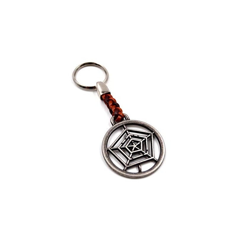 Claro Schmuck Key Ring Metal Thickness 2 mm Faux Leather