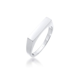 Elli Women's Ring Square Geo Design Basic in 925 Sterling Silver, 58, None