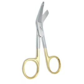 ELGEN veterinary Lister Bandage Scissors 3 1/2˝ Angled - Tungsten Carbide EV09905-09