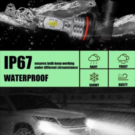 Bricologht 9006 9005 LED Headlight KIT Combo Bulbs High Low Beam Super Bright White 10000K