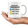 How To Be A Triathlete Athlete Gifts Swimmer Biker Runner