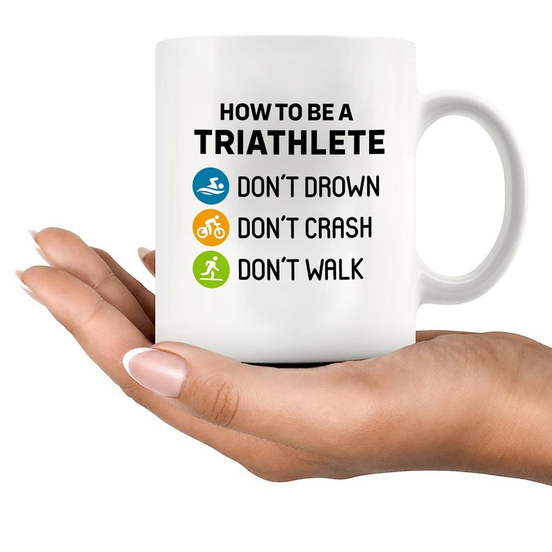 How To Be A Triathlete Athlete Gifts Swimmer Biker Runner
