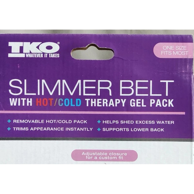 TKO -Slimmer Belt with Hot & Cold Therapy Gel Pack
