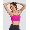 MathCat Y Back Sports Bra for Women, Padded Racerback Sports