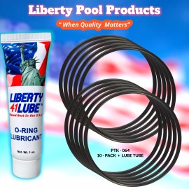 Liberty Pool Products R0058701 Diffuser O-ring JHP/PHP Series 3/4 - 2-1/2  10-PACK + LUBE For Jandy