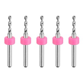 uxcell PCB Drill Bits 2.1mm Tungsten Carbide Rotary Tool Jewelry CNC Engraving Print Circuit Board Micro Drill Bits 1/8 Inch Shank 5 Pcs