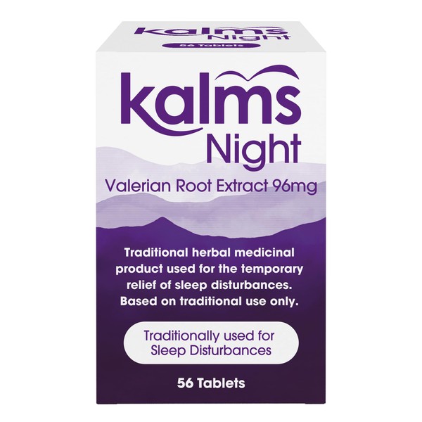 Kalms Night, 56 Tablets - Traditional Herbal Medicinal Product Used for The Temporary Relief of Sleep Disturbances