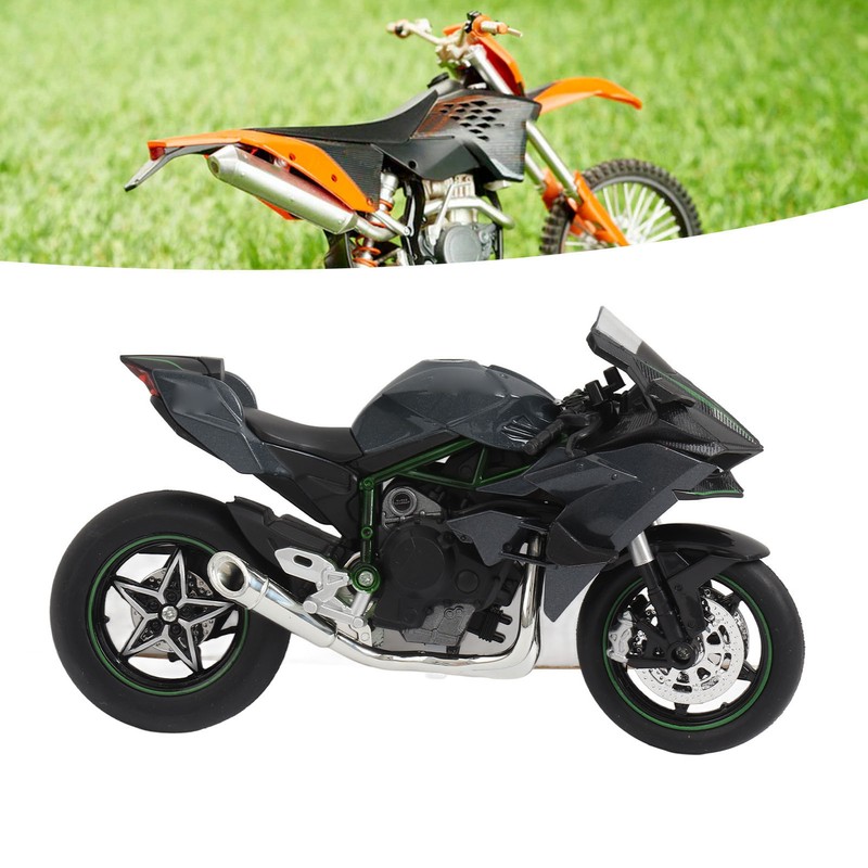 1: 12 Scale Motorcycle Model with Light Sound Simulated Motorcycle