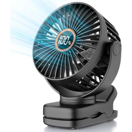 TUNISE Mini Clip-On Fan – Portable, Battery-Powere