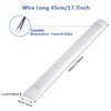 Litglobe 2FT LED Shop Lights, 20W Tube Light Fixture, 2FT