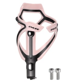 sourcing map Bicycle Water Bottle Holder Lightweight Bike Bottle Cages Cycling Cup Holder for MTB Road Gravel, Light Pink