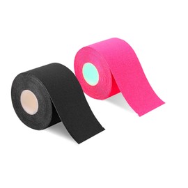 2 Rolls Taping Tape Kinesiology Tape Muscles Joint Support Stretchable Sweatproof Performance Enhancing 2 inches x 16.4 ft (5 cm x 5 m)