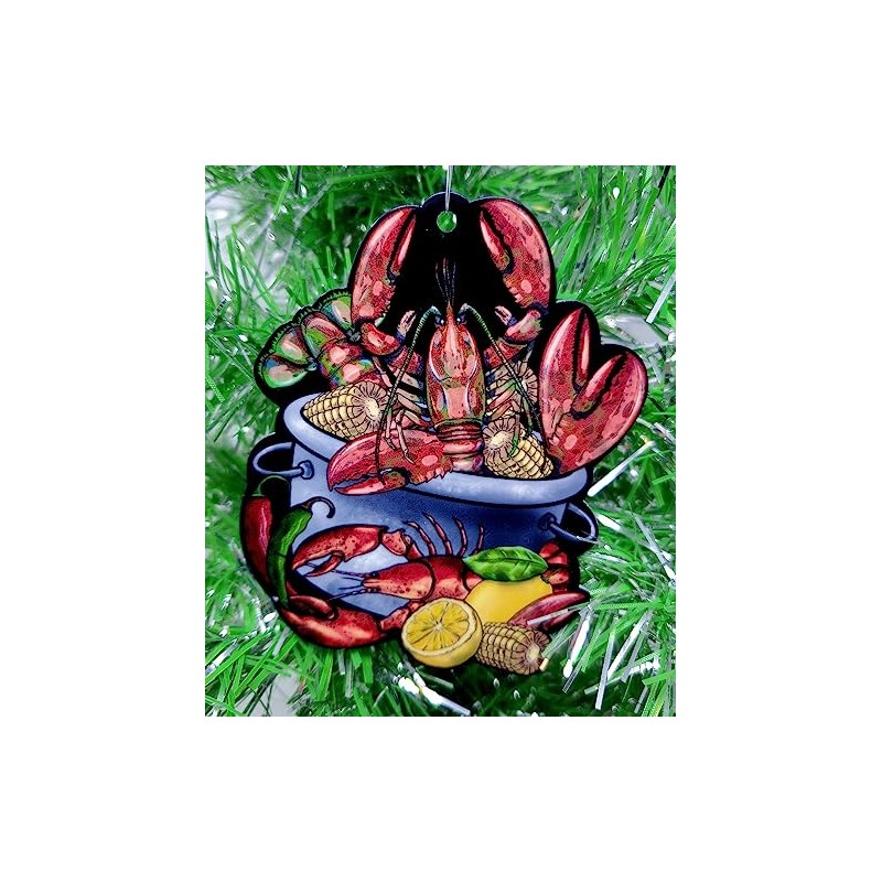 Crawfish Boil Christmas Ornament (C12)