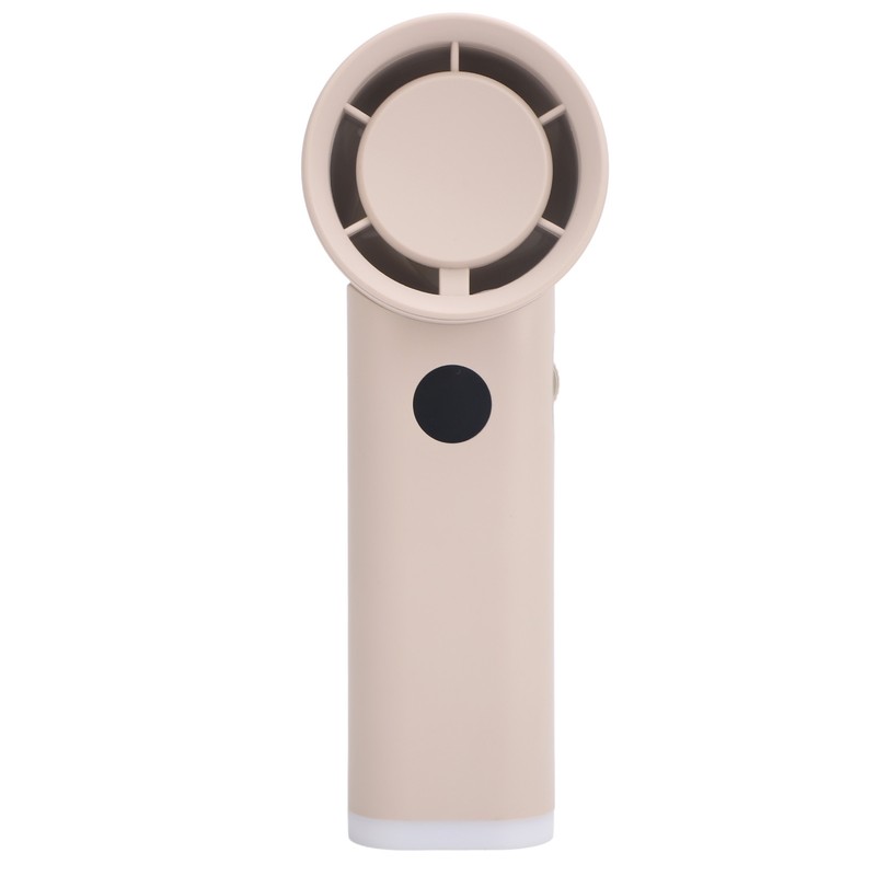 Handheld Fan LED Display Power Adjustable Portable Fan Night Light