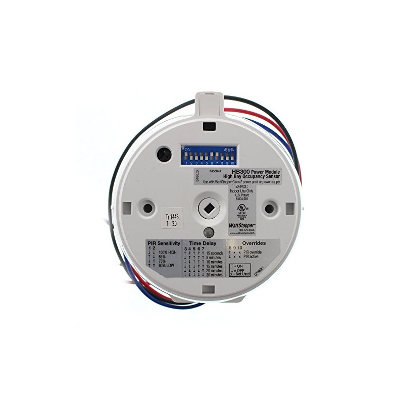 Watt Stopper HB300-B High-Bay Occupancy Sensor, 24Vdc, Lens Sold Seperate,