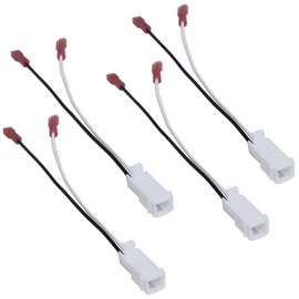 4PCS 72-7902 Car Speaker Wiring Harness Compatible with Dart Journey RAM 1500-5500 Avenger Caliber Challenger Charger Magnum Grand Caravan