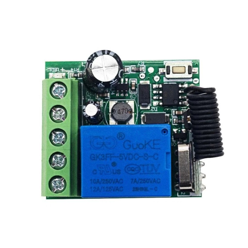 QIACHIP DC 5V 9V 12V 24V 48V Wireless Remote Switch