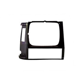For 84-90 CHEROKEE/WAGONEER SINGLE RECTANGULAR / 86-90 COMANCHE HEADLIGHT BEZEL DOOR GRAY/BLACK RH CH2513108