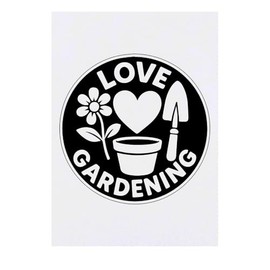 'Love Gardening' Temporary Tattoo - Water Resistant, Skin-Safe, Non-Toxic Transfer (TO00085797)