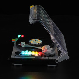 YEABRICKS LED Licht für 40699 Retro-Plattenspieler Bausteine Modell (Bausteine Set Nicht enthalten)