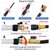 TianfuSpanda 8FT/2.4M Gutter Cleaner Tool from Ground, Extendable Gutter Cleaning