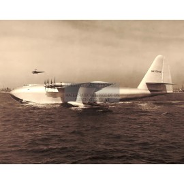 SPRUCE GOOSE H-4 HERCULES FLYING BOAT HOWARD HUGHES WW2 1947 11X14 PHOTO