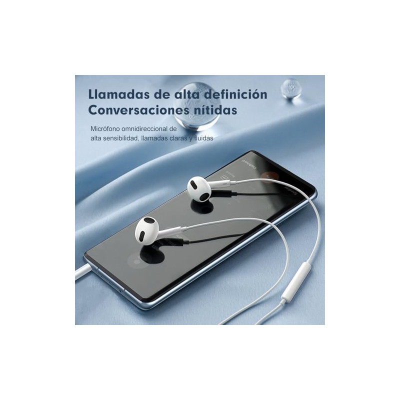 CONTROL EXPERT Audífonos con Cable Tipo C Micrófono y Control
