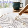 2 Pack 18 Mesh Needlepoint Canvas Cross Stitch Fabric Canvas