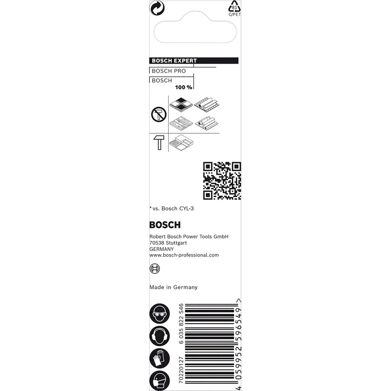 Bosch Professional Expert CYL-9 MultiConstruction Drill Bit for Concrete, 12
