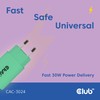 Club3D CAC-3024 USB-C® Charger 30 Watt Pack of 2 Green