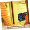 Gatuida 2 Pcs Beeswax Storage Bag Cotton Cloth Cheese Mini