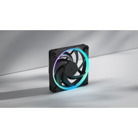Fractal Design Momentum 14 RGB-Silent PC Case Fan-140 mm -ARGB Gen2-20 LEDs -Liquid Crystal Polymer LCP blades - FDB Fluid Dynamic Bearing - Cooling Performance-Powerful Airflow-Quiet Operation-Black