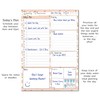 A5 Daily Planner 50 Sheet Note Pad with Schedule, Priority,