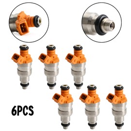 Frezon - 6 inyectores de combustible para Cherokee I6 4.0L 1987-1998, para Comanche I6 4.0L 1987-1991, para Grand Cherokee I6 4.0L 1993-1998, para Wrangler I6 4.0L 1991-1998