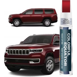 SNSIR Touch Up Paint Kit for Jeep Velvet Red Pearl PRV/NRV Car Scratch Remover Kit DIY