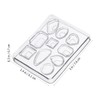 OATIPHO 2pcs Resin Jewelry Molds, Silicone Jewelry Making DIY Epoxy