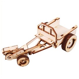 DIY Wooden Model Assembly Kit Tiller YM-778 / DIY 나무 모형 조립 키트 경운기 YM-778