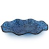 MDLUU Mosaic Centerpiece Tray, 12" Decorative Glass Plate, Home Decor
