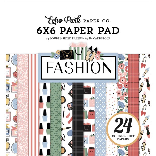 Echo Park Paper Fashion 6x6 Paper Pad, Various