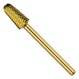 Broche de seguridad, taladro de uñas para máquina de taladro de manicura eléctrica, gel de uñas de eliminación rápida, gel acrílico y colores de uñas (medio-M, oro)