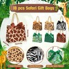 Eersida 18 Pcs Safari Goodie Bag Animals Jungle Gift Party