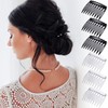 24 Pieces Small Hair Side Combs Plastic French Teeth Hair