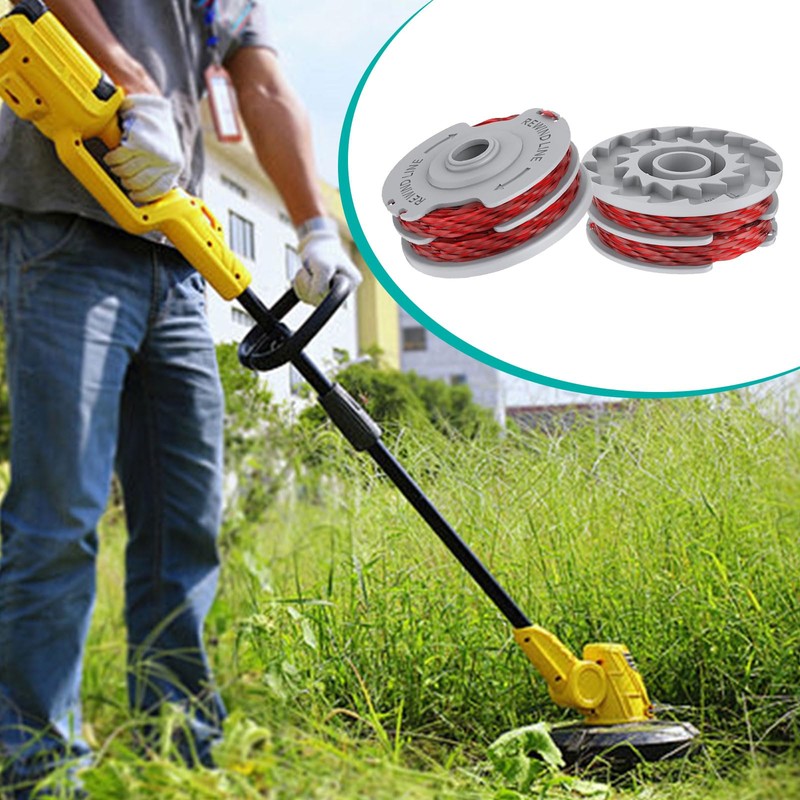 Viilich Pack of 6 grass trimmer thread spools for Flymo